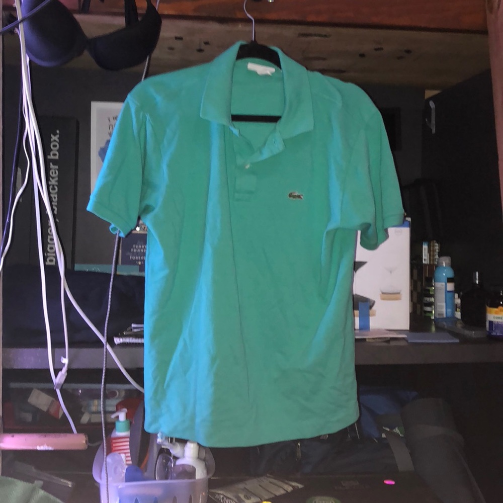 Lacoste turquoise polo